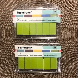 Fastenater Lime (Green) Staple Bars